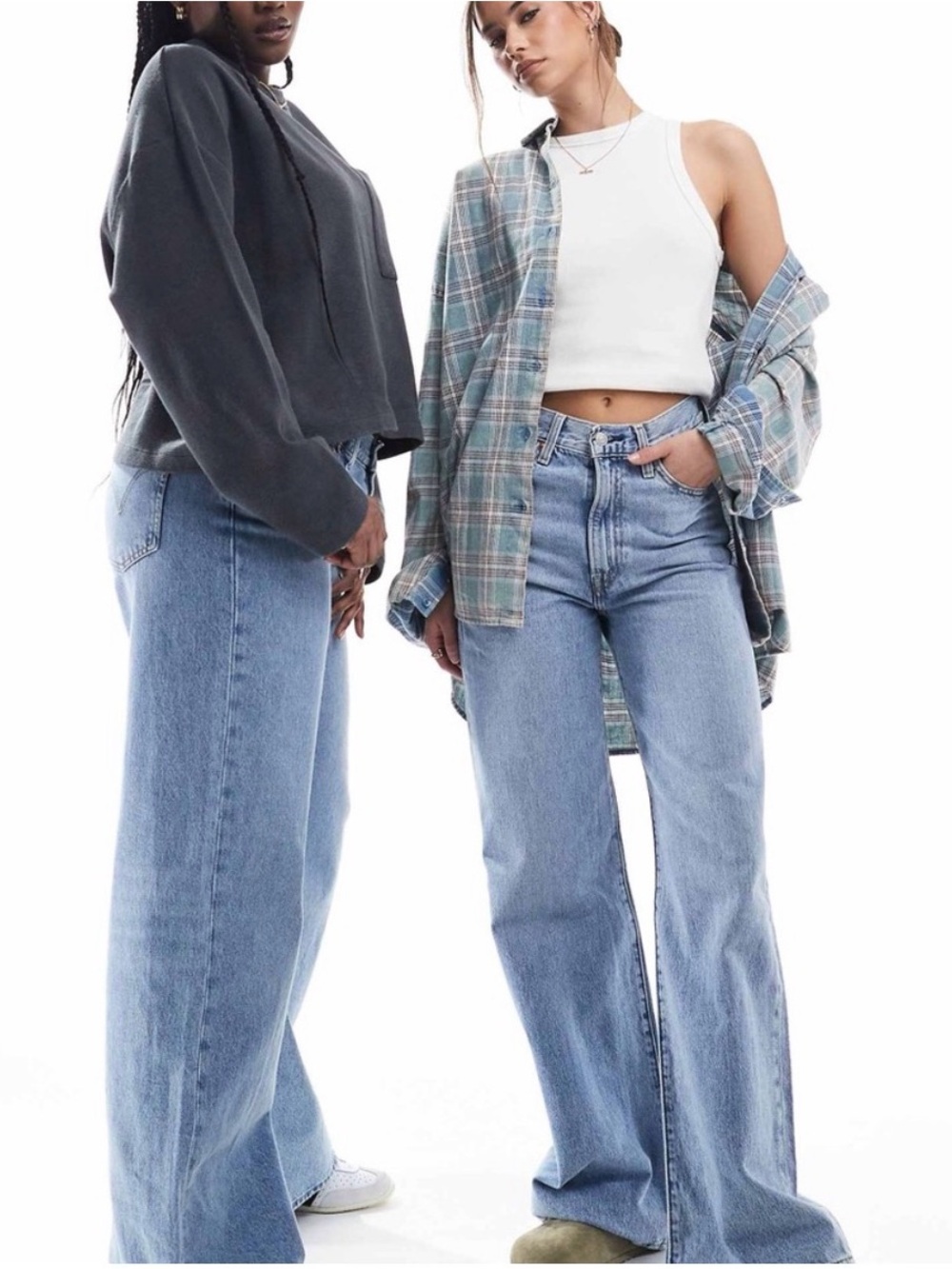 Levi’s Ribcage Wide-Leg Jeans - Light Blue Wash